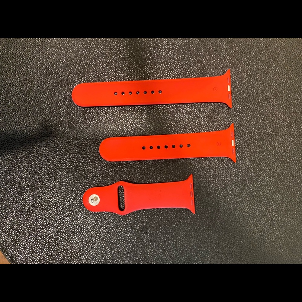 Genuine Red Apple Watch band 44mm